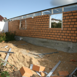 Agrandissement terrasse pour espace de jeu pour enfants Dinard